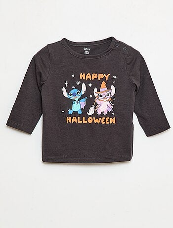 Camiseta Halloween 'Stitch y Angel' 'Disney'