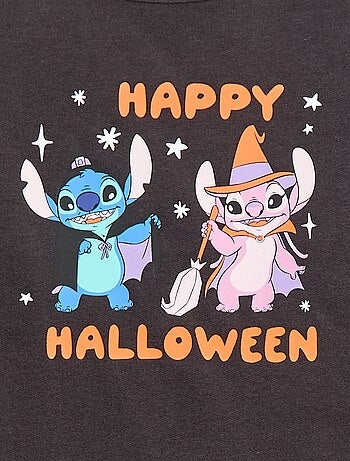 Camiseta Halloween 'Stitch y Angel' 'Disney'