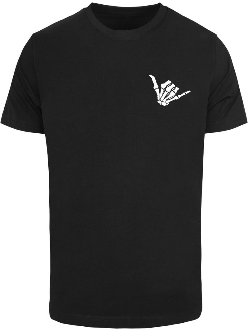 Camiseta hang loose bones para hombre - mister tee Negro - Kiabi