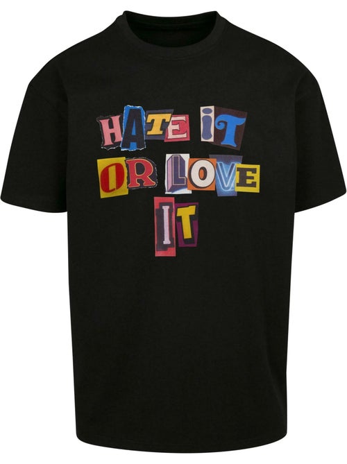 Camiseta hate it or love it para hombre - mister tee - Kiabi