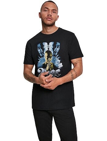 Camiseta heaven diseño tupac shakur para hombre - mister tee