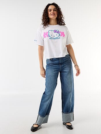 Camiseta "Hello Kitty" de manga corta