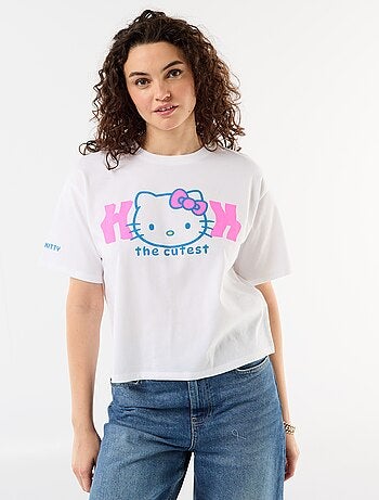 Camiseta "Hello Kitty" de manga corta