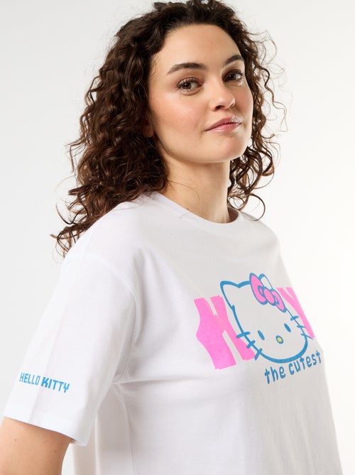 Camiseta "Hello Kitty" de manga corta - Kiabi