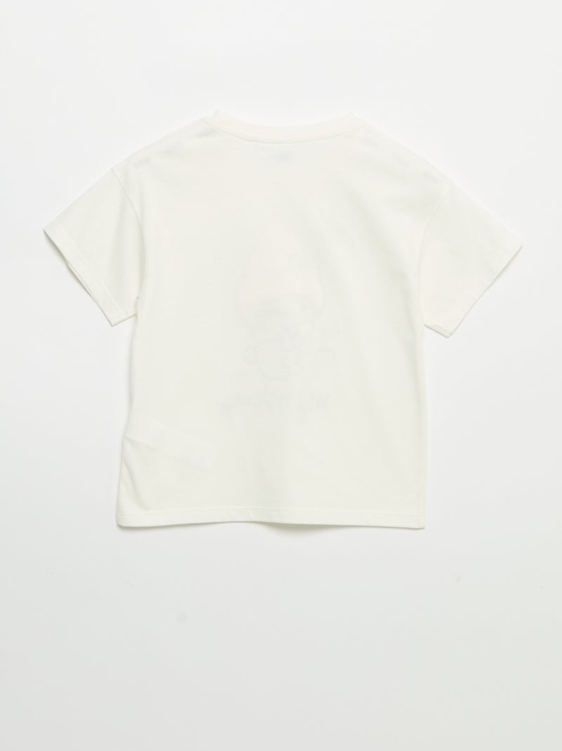 Camiseta 'Hello Kitty' de manga corta Blanco - Kiabi
