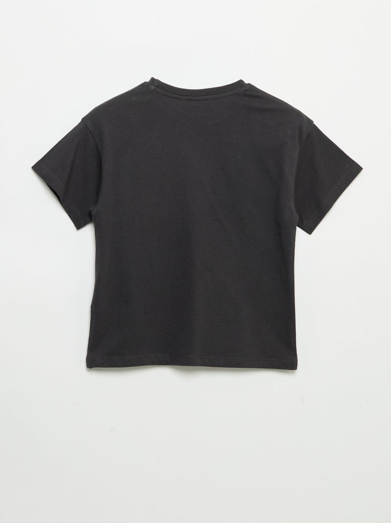 Camiseta 'Hello Kitty' de manga corta Negro - Kiabi