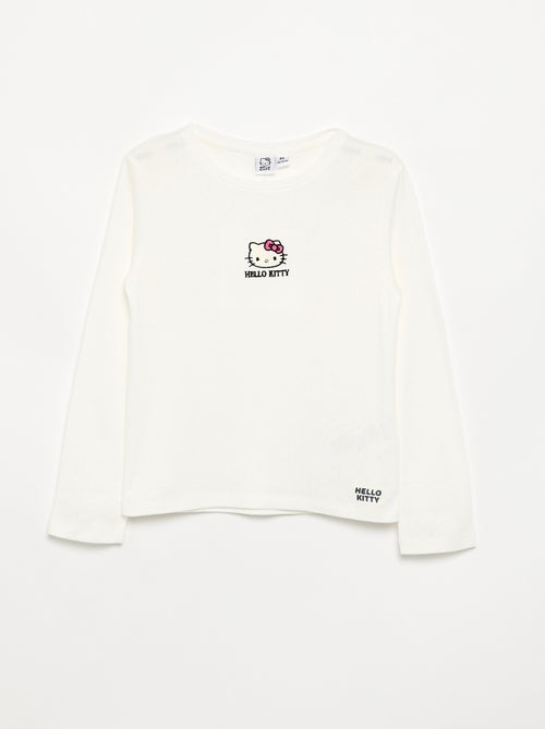 Camiseta 'Hello Kitty' de manga larga - Kiabi Camiseta 'Hello Kitty' de manga larga - Kiabi
