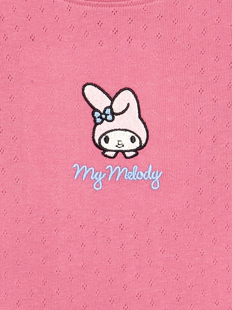 Camiseta 'Hello Kitty' de manga larga Rosa - Kiabi