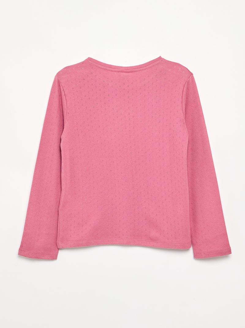 Camiseta 'Hello Kitty' de manga larga Rosa - Kiabi