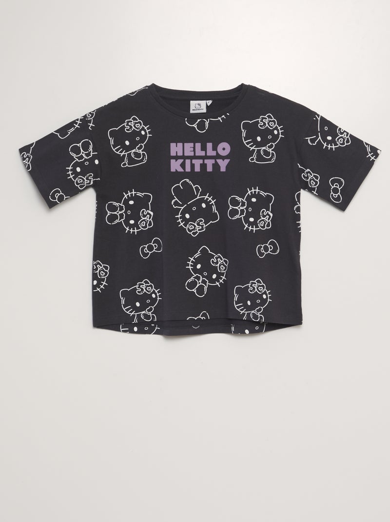 Camiseta 'Hello Kitty' NEGRO - Kiabi
