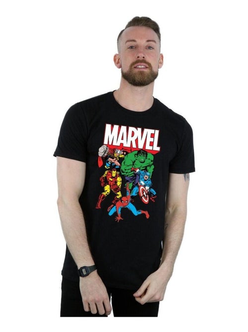 Camiseta hero group de algodón para hombre - marvel - Kiabi Camiseta hero group de algodón para hombre - marvel - Kiabi
