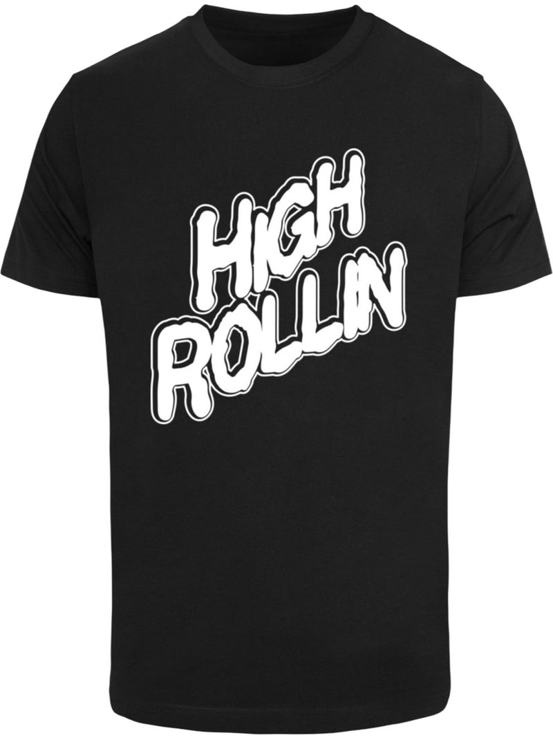 Camiseta high rollin para hombre - mister tee Negro - Kiabi