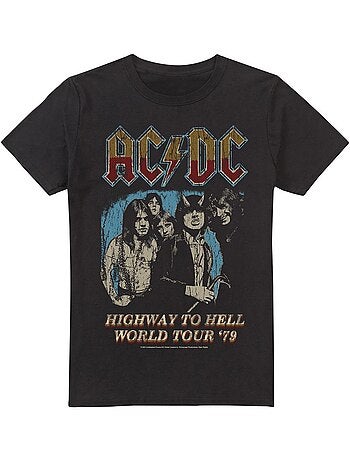 Camiseta highway world tour 79 para hombre - acdc