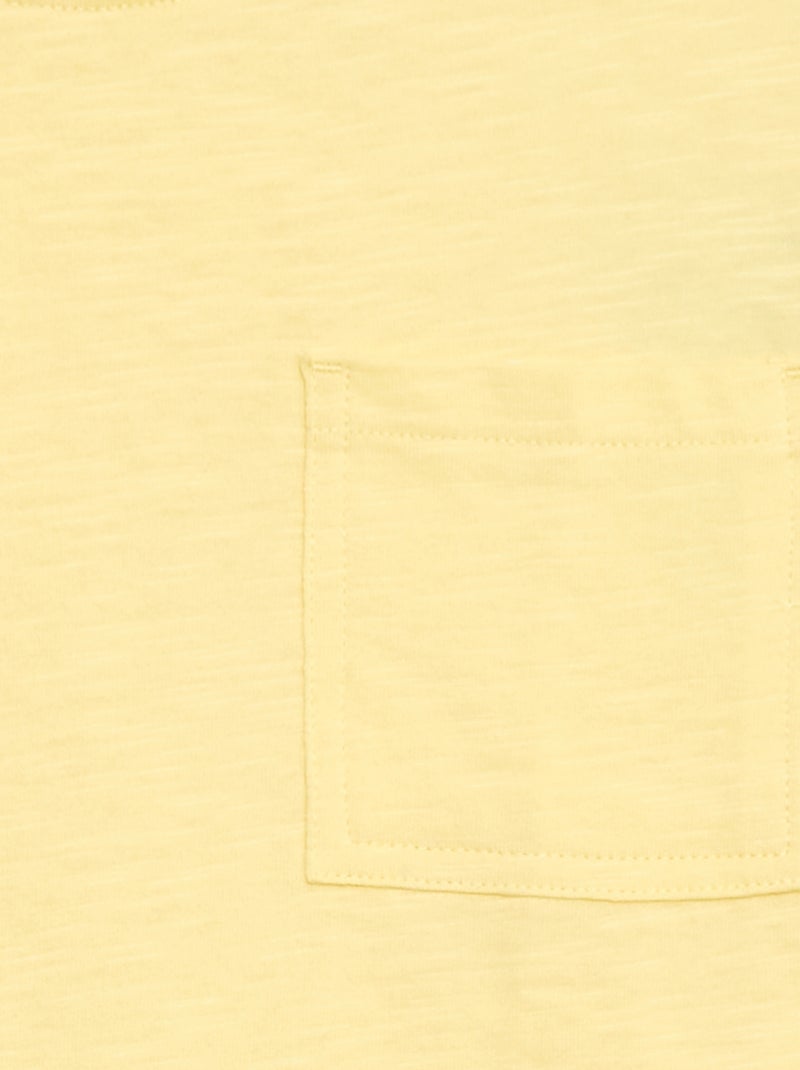 Camiseta holgada Amarillo - Kiabi