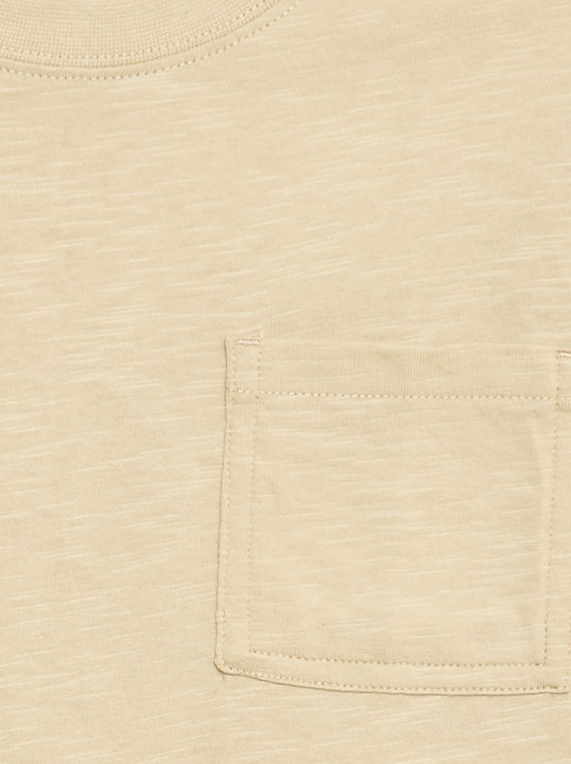 Camiseta holgada Beige - Kiabi