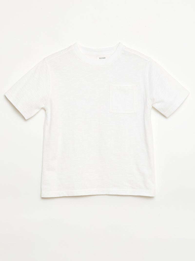 Camiseta holgada Blanco - Kiabi