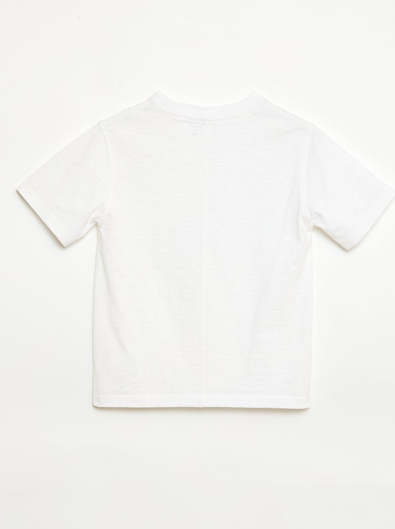 Camiseta holgada Blanco - Kiabi