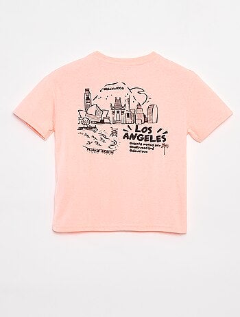 Camiseta holgada con bolsillo en el pecho