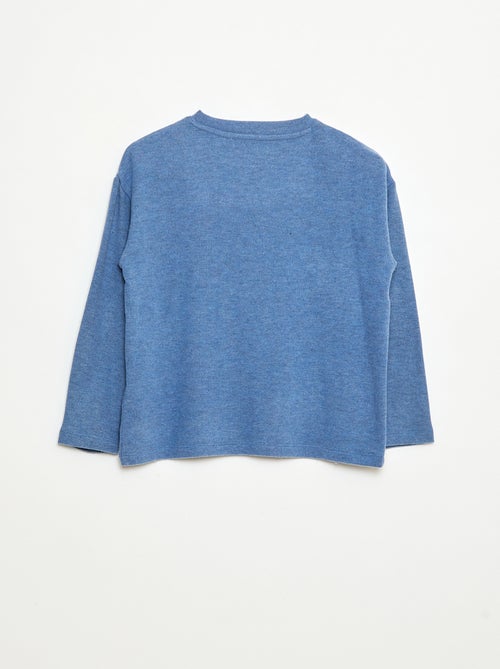 Camiseta holgada con diseño en el pecho - Kiabi