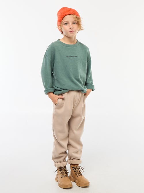 Camiseta holgada con diseño en el pecho - Kiabi