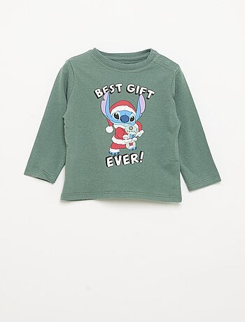 Camiseta holgada de manga larga "Disney" "Stitch