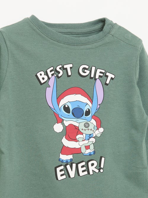 Camiseta holgada de manga larga "Disney" "Stitch" - Kiabi