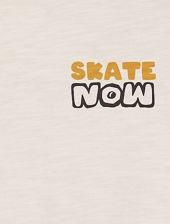 Camiseta holgada estampada skate