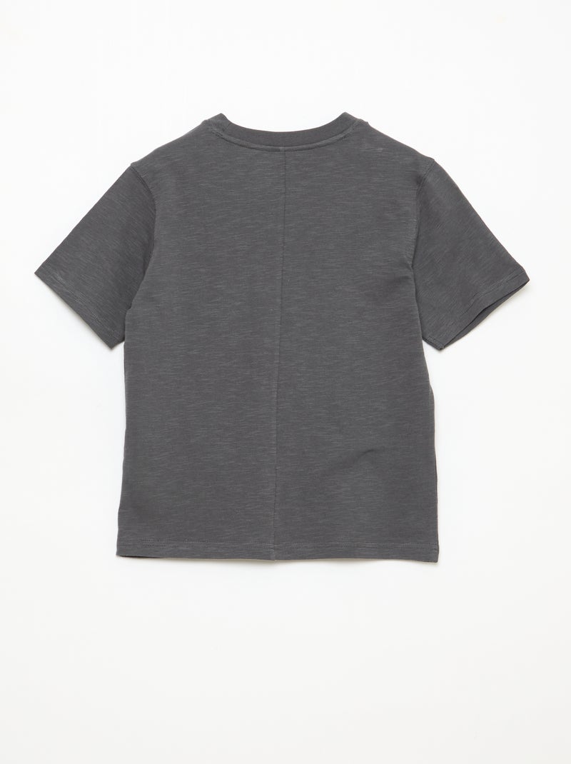 Camiseta holgada Gris - Kiabi