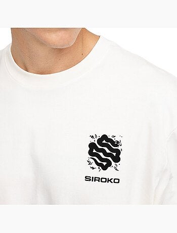 Camiseta holgada manga corta cicloturismo hombre ciclismo hombre exploring sand
