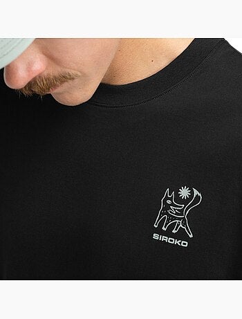 Camiseta holgada manga corta cicloturismo hombre ciclismo hombre rush