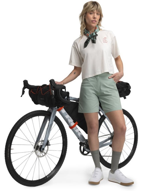 Camiseta holgada manga corta cicloturismo mujer ciclismo mujer feel sand - Kiabi Camiseta holgada manga corta cicloturismo mujer ciclismo mujer feel sand - Kiabi