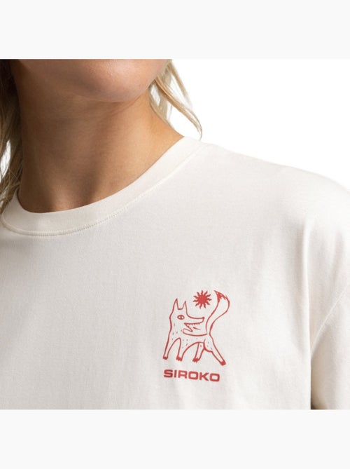 Camiseta holgada manga corta cicloturismo mujer ciclismo mujer feel sand - Kiabi Camiseta holgada manga corta cicloturismo mujer ciclismo mujer feel sand - Kiabi
