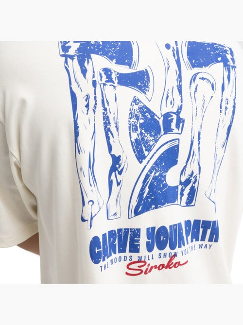 Camiseta holgada manga corta hombre hombre grama - Kiabi Camiseta holgada manga corta hombre hombre grama - Kiabi