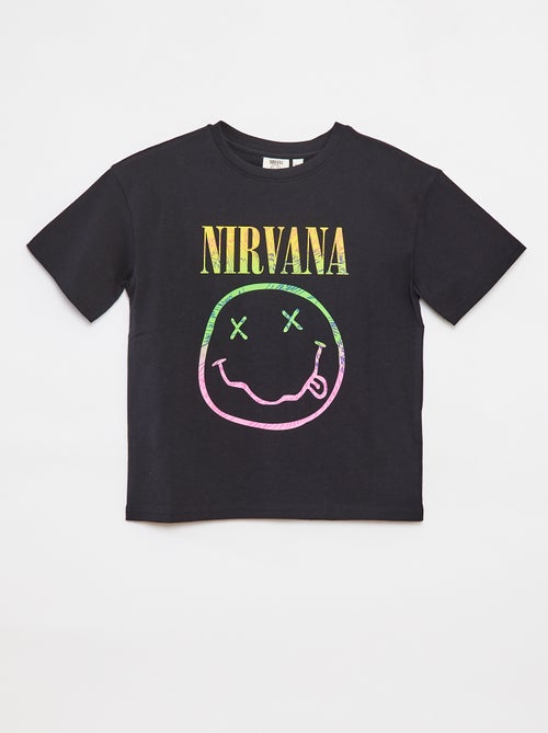 Camiseta holgada 'Nirvana' - Kiabi