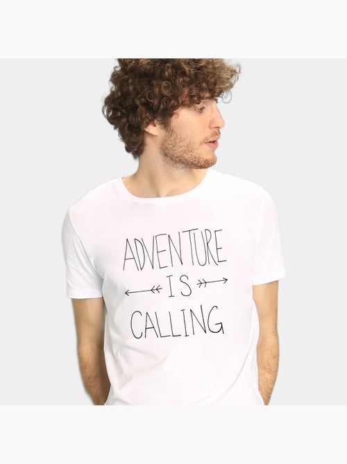 Camiseta Hombre - ADVENTURE IS CALLING - Kiabi
