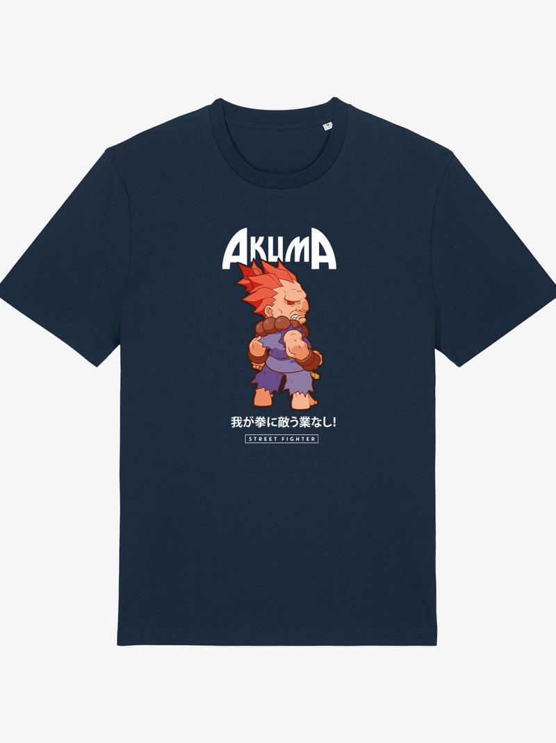 Camiseta Hombre - AKUMA STREET FIGHTER Azul marino - Kiabi