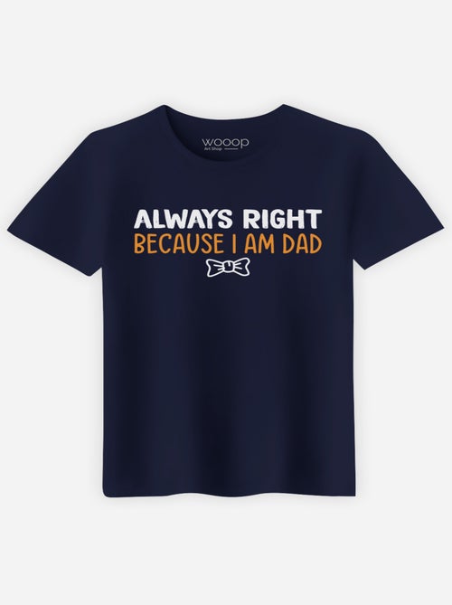Camiseta Hombre - ALWAYS RIGHT DAD - Kiabi Camiseta Hombre - ALWAYS RIGHT DAD - Kiabi