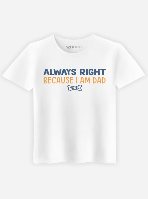 Camiseta Hombre - ALWAYS RIGHT DAD - Kiabi