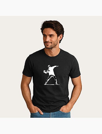 Camiseta Hombre - APOH BANKSY FESTIVAL CUP THROWER