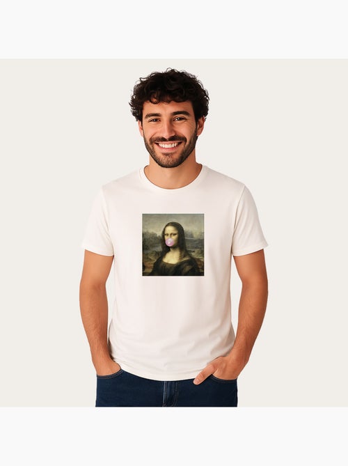 Camiseta Hombre - APOH MONA LISA BUBBLE - Kiabi
