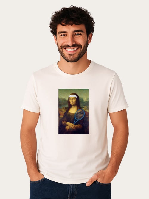 Camiseta Hombre - APOH MONA LISA TENNIS - Kiabi Camiseta Hombre - APOH MONA LISA TENNIS - Kiabi