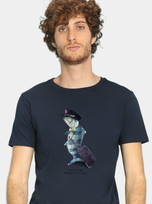Camiseta Hombre - BAG PILOT - Kiabi Camiseta Hombre - BAG PILOT - Kiabi