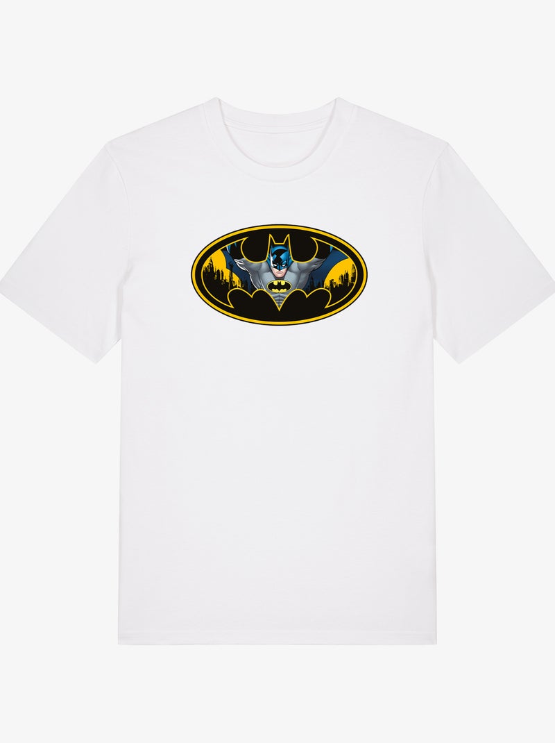 Camiseta Hombre - BATMAN LOGO COULEUR Blanco - Kiabi