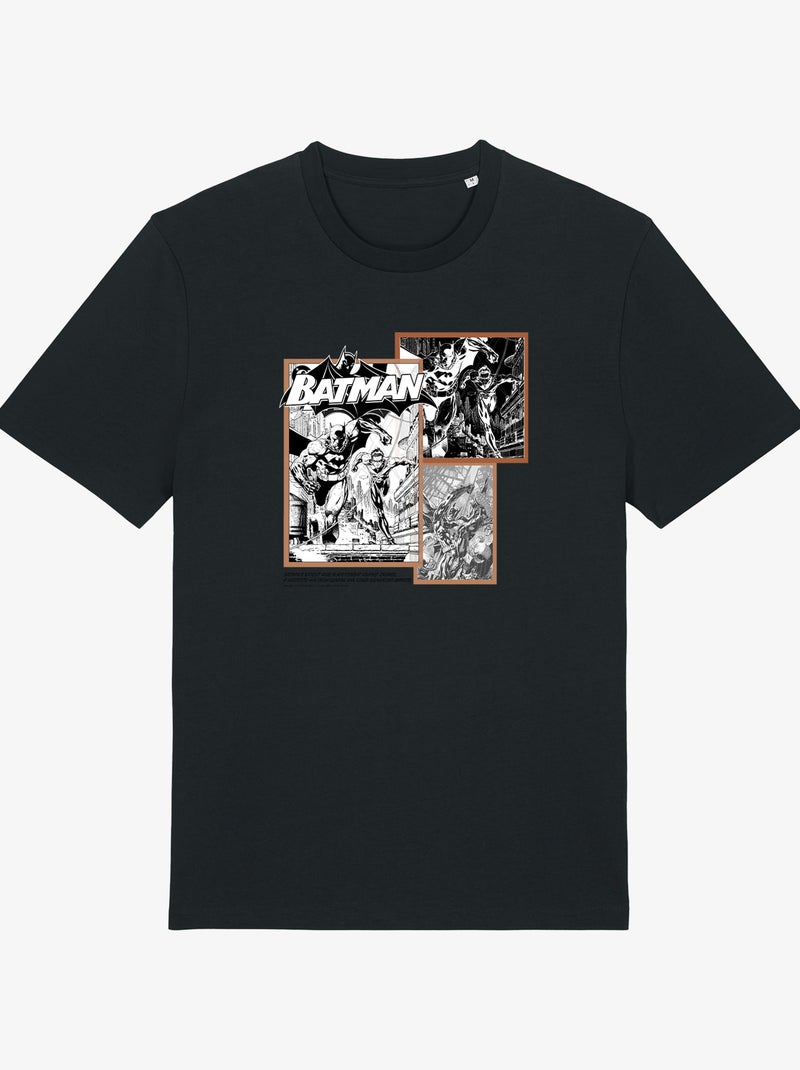 Camiseta Hombre - BATMAN'S BATSUIT AIDS IN HIS COMBAT AGAINST ENEMIES Negro - Kiabi