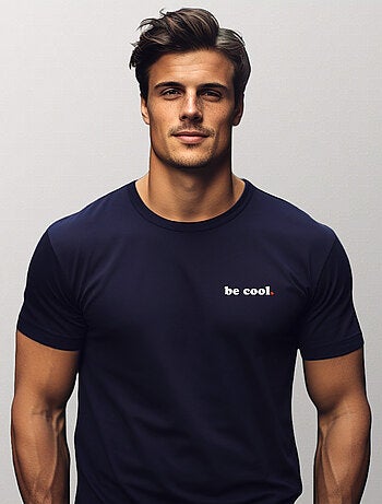 Camiseta Hombre - BE COOL CŒUR
