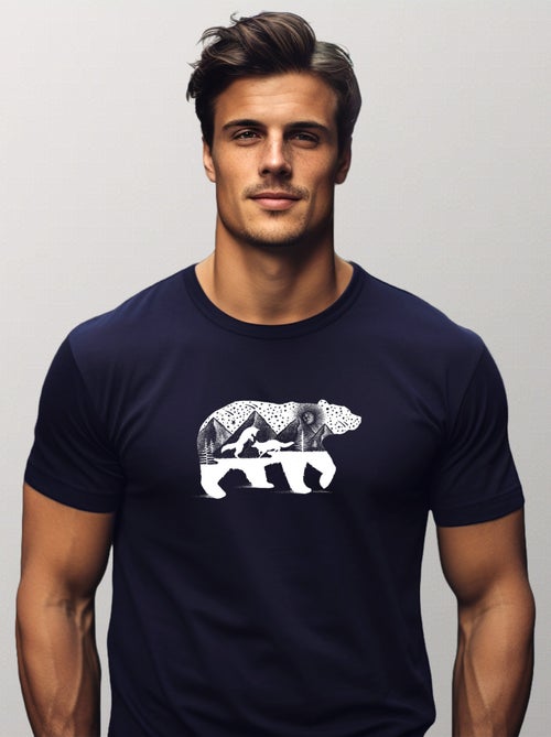 Camiseta Hombre - BEAR AND FOXES - Kiabi
