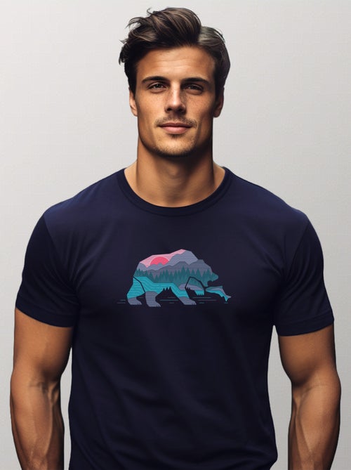 Camiseta Hombre - BEAR COUNTRY - Kiabi Camiseta Hombre - BEAR COUNTRY - Kiabi