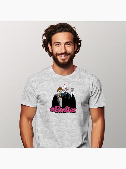 Camiseta Hombre - BESTIES HARRY VOLDEMORT - Kiabi Camiseta Hombre - BESTIES HARRY VOLDEMORT - Kiabi