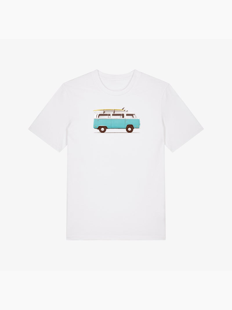 Camiseta Hombre - BLUE VAN Blanco - Kiabi