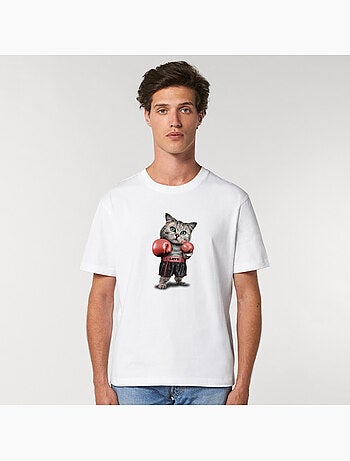 Camiseta Hombre - BOXING CAT
